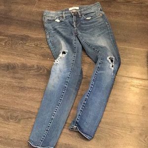 💖 Madewell | Skinny Skinny Jeans Size 26 Distressed